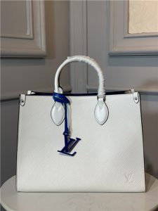 Onthego MM Epi Leather White