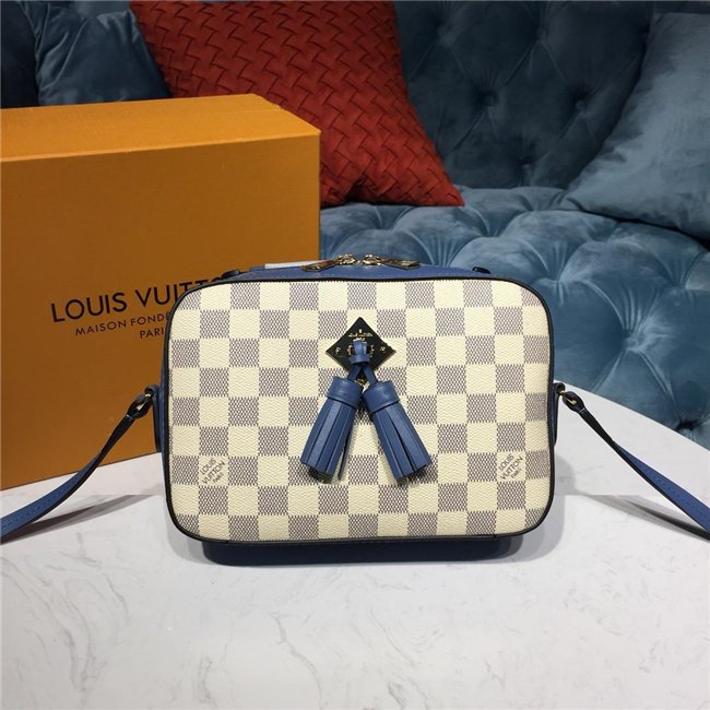 Louis Vuitton Saintonge Damier Azur Canvas Blue Bag