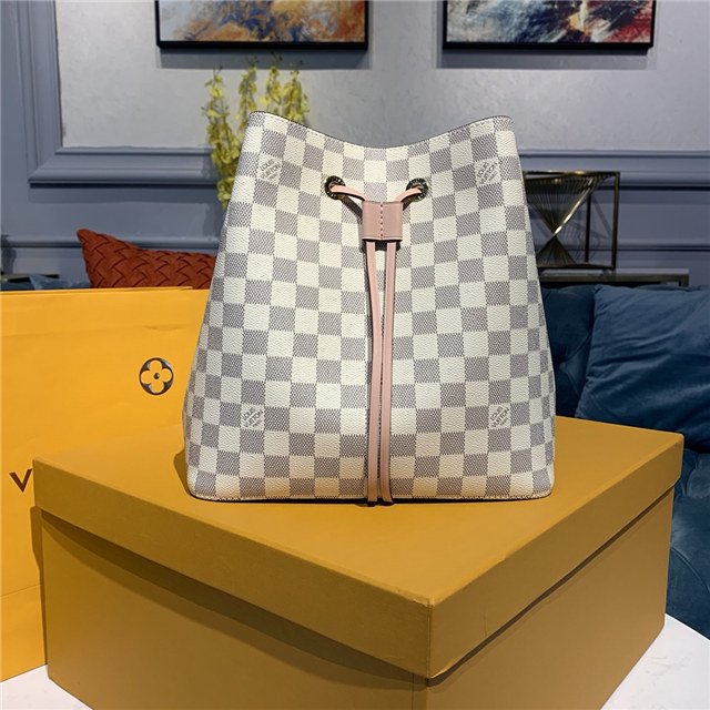 Louis Vuitton NeoNoe Damier Azur Canvas Eau de Rose