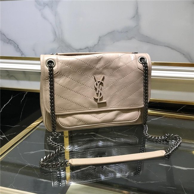 LEATHER ENVELOPED YSL MONOGRAMME