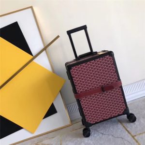 Goyard HORIZON Luggage 55 Wine