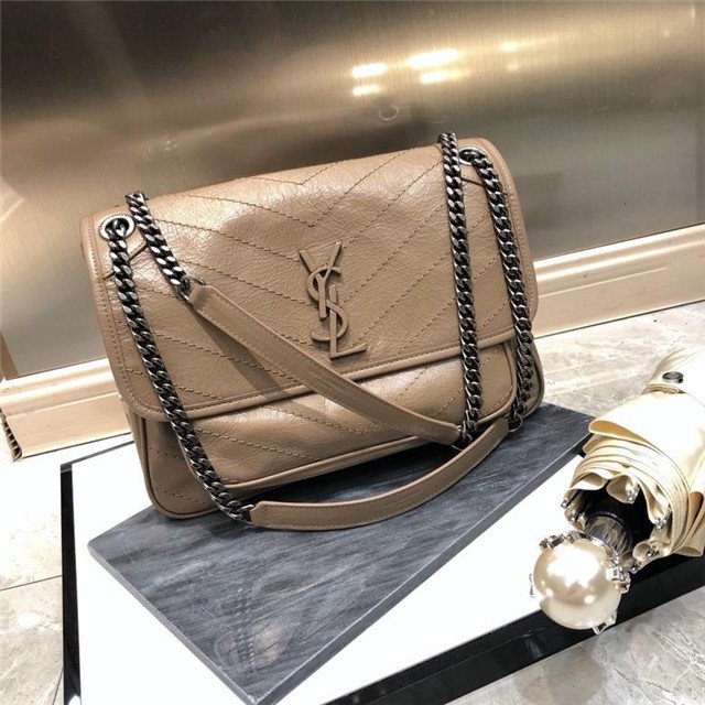 LEATHER ENVELOPED YSL MONOGRAMME