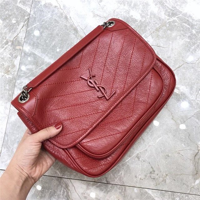 LEATHER ENVELOPED YSL MONOGRAMME