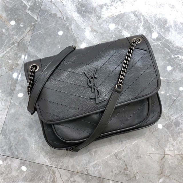 LEATHER ENVELOPED YSL MONOGRAMME