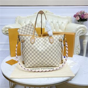 Neverfull MM Damier Azur Rose