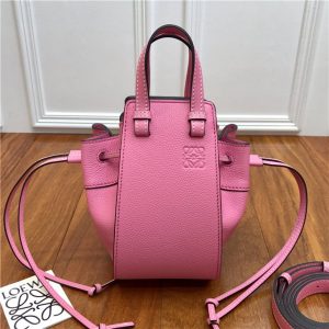 Loewe Mini Hammock Dw Bag Hot Pink