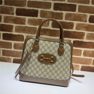Gucci Horsebit 1955 Medium Top Handle Bag 620850 Brown