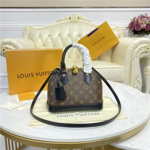 Alma Monogram Canvas BB Black