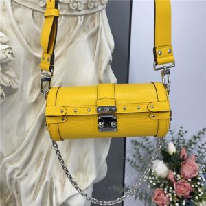 Papillon Trunk Epi Leather Yellow