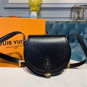 LV Tambourin Small Round Lightweight Cross Shoulder Bag Noir