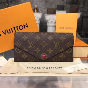 Josephine Wallet Monogram Canvas Fuchsia