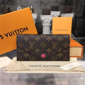 Josephine Wallet Monogram Canvas Hot Pink