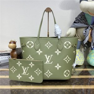 Louis Vuitton Neverfull MM M46649 Khaki/Cream