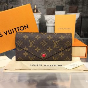 Josephine Wallet Monogram Canvas Red
