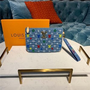 colorful Monogram embroidery