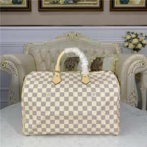 Speedy 35 Damier Azur Canvas