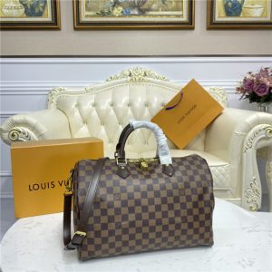 Damier Ebene Canvas Speedy Bandouliere 35