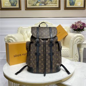 Christopher PM Monogram Macassar Canvas