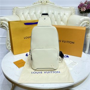 Louis Vuitton Avenue Sling Bag Taiga Leather – Men (Beige)