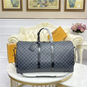 Keepall Bandouliere 55 Damier Graphite Canvas