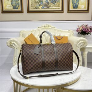 Keepall Bandoulire 50 Damier Ebene Canvas
