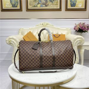 Keepall Bandoulire 55 Damier Ebene Canvas