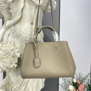 Montaigne MM Monogram Empreinte Leather Vison