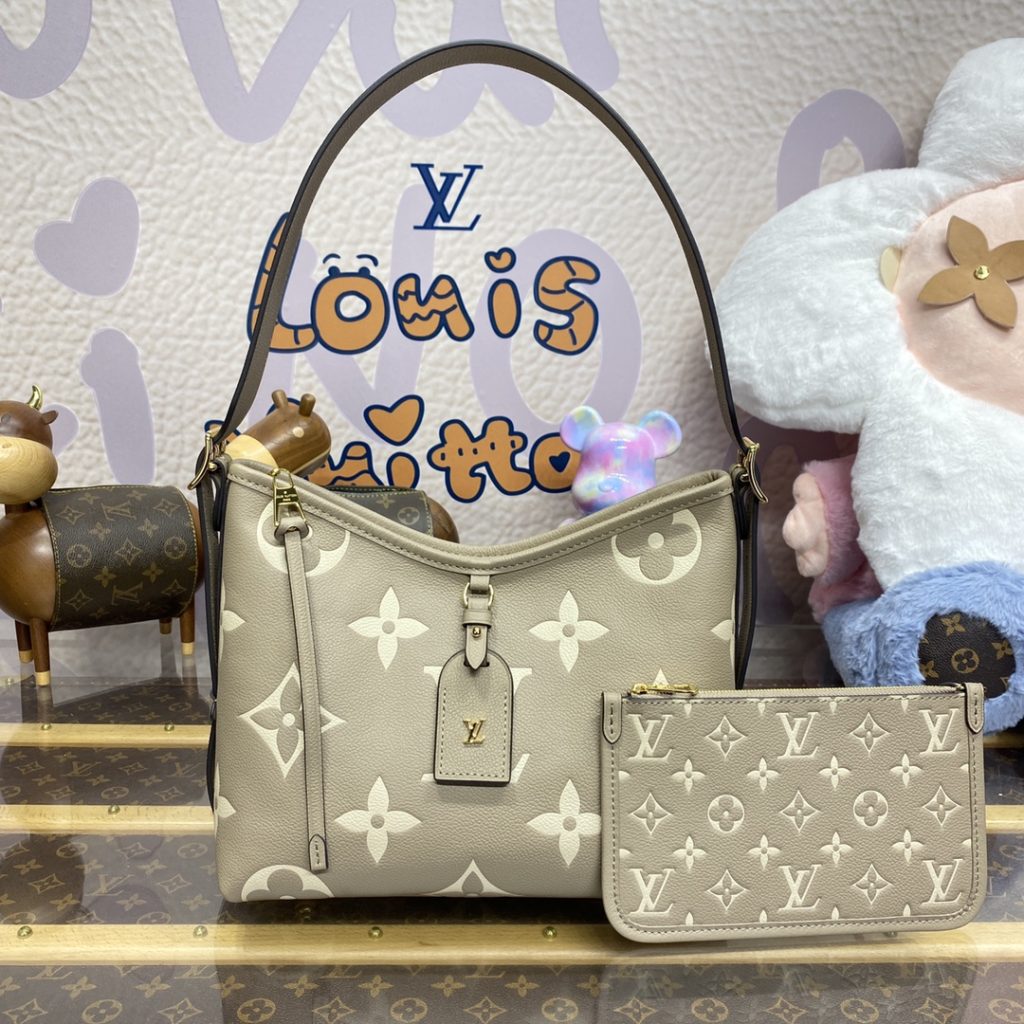 Louis Vuitton CarryAll PM Bicolor Empreinte M47180