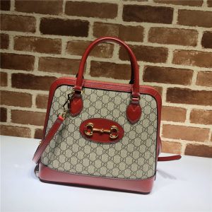 Gucci Horsebit 1955 Medium Top Handle Bag 620850 Red