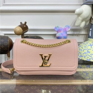 Louis Vuitton LockMe Chain Bag East West Rose