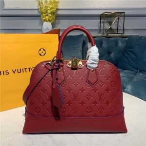 Neo Alma PM Monogram Empreinte leather Cherry Berry