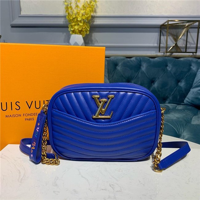 Louis Vuitton New Wave Camera Bag Bleu Neon
