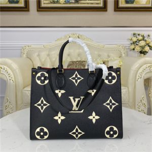 OnTheGo MM Monogram Empreinte Leather Black