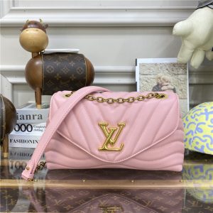 LV New Wave Chain Bag H24 Rose Ballerine