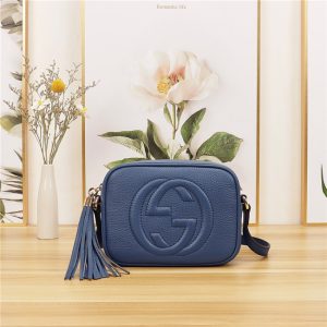 Gucci Soho leather disco bag Blue