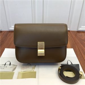 Medium Classic Box Bag Khaki