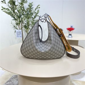 Gucci Attache Large Bag GG Supreme Canvas 702823 Yellow/Canvas