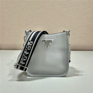 Prada Mini Shoulder Bag 1BH191 Light Grey