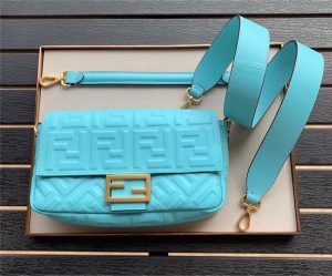 Fendi Baguette Medium Pale Blue