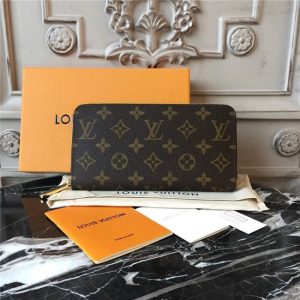 LV Zippy Wallet Monogram Canvas Fuchsia