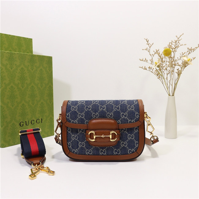 Gucci Horsebit 1955 Mini Bag 658574 Dark Blue