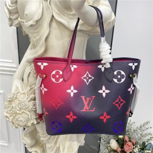 Neverfull MM Midnight Fuchsia