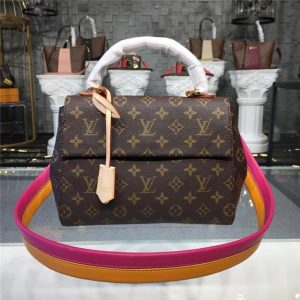 LV Cluny BB Monogram Canvas Hot Pink