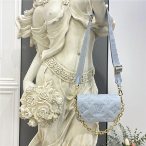 Wallet on Strap Bubblegram Blue Glacier