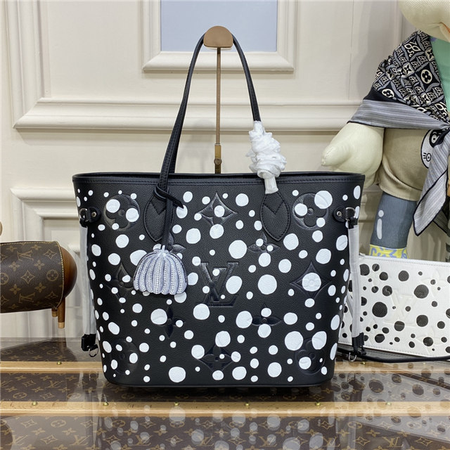LV X YK Neverfull MM M46390 Black