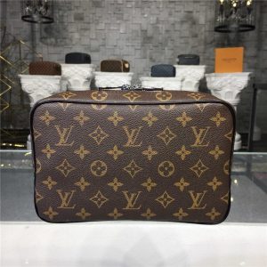 LV Toilet Pouch Monogram Macassar Canvas GM