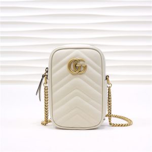 GG Marmont Mini Bag White