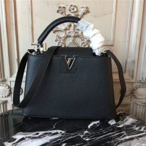 Louis Vuitton Capucines BB Black / Silver