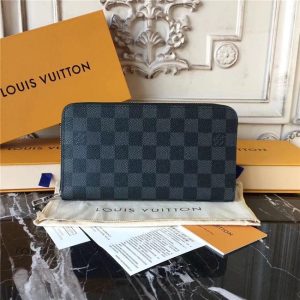 LV Zippy Organizer Damier Graphite Canvas