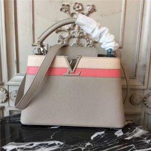 Louis Vuitton Capucines BB Galet Pink / Silver